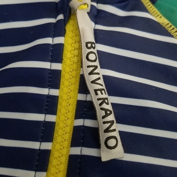 NWOT Bonverano Onepiece Rashguard Bathing Suit 9-12m - Picture 3 of 5